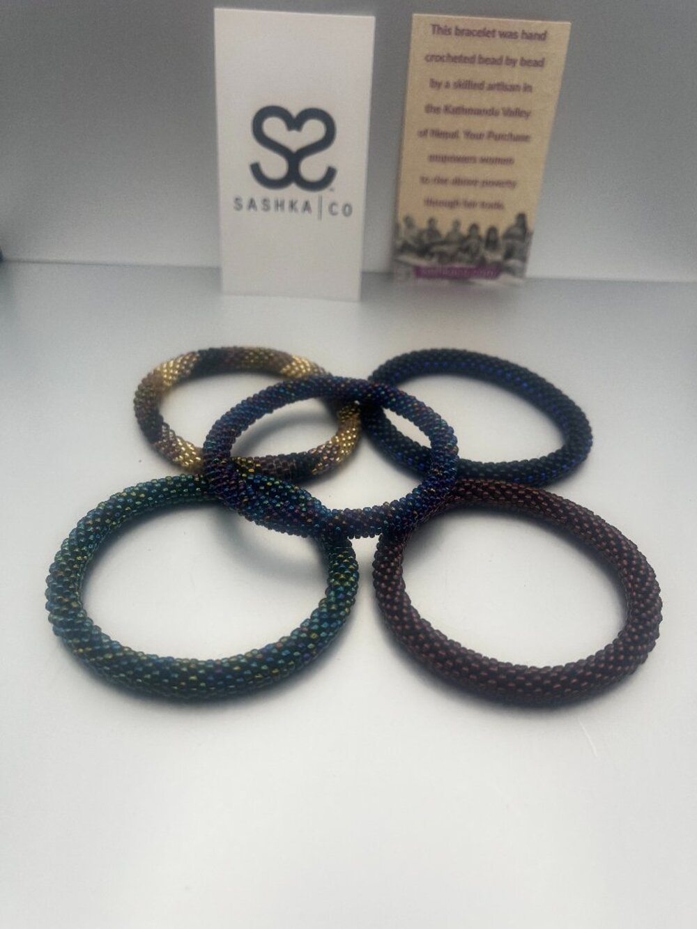 the Sashka Co. bracelets